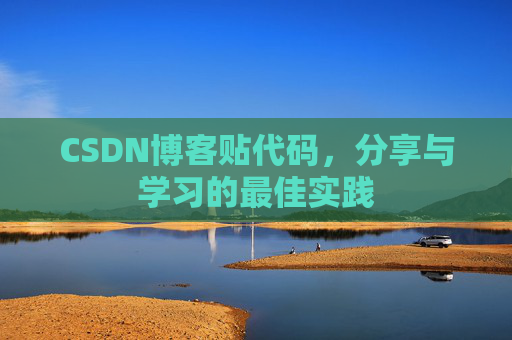 CSDN博客贴代码，分享与学习的最佳实践
